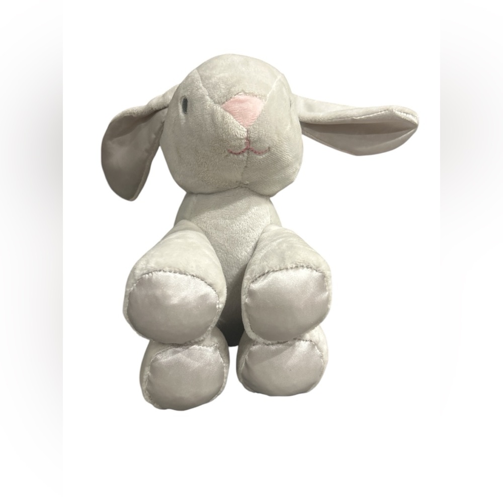 Soft Light Grey Bunny Plush Toy